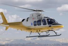 Първият ни медицински хеликоптер започна тестови полети хеликоптер