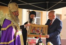 Първа копка на храм във ВМА храм