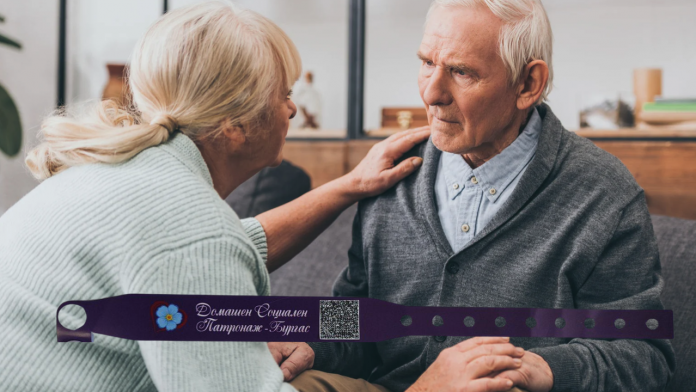 лилави гривни